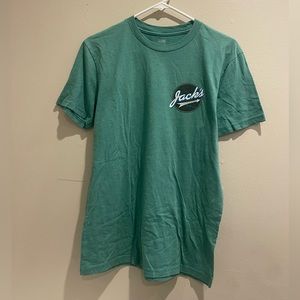 Men's Jack's Surfboards Green Short Sleeve T-Shirt
